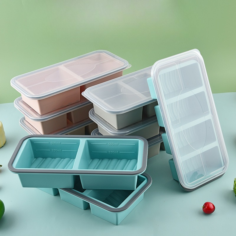 Meal Prep Chia Pudding - Souper Cubes, silikonowe formy do zamrażania