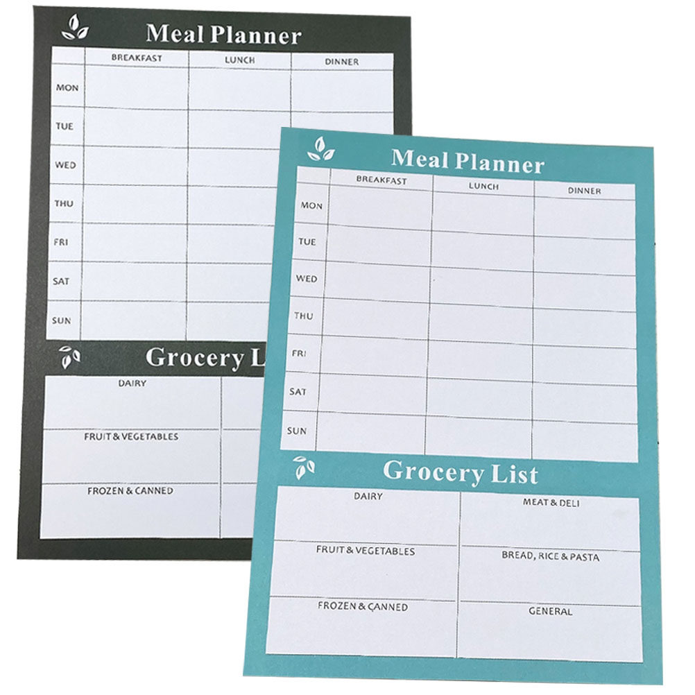 Meal Prep Diet - 2 sztuki: stylowy notes do planowania