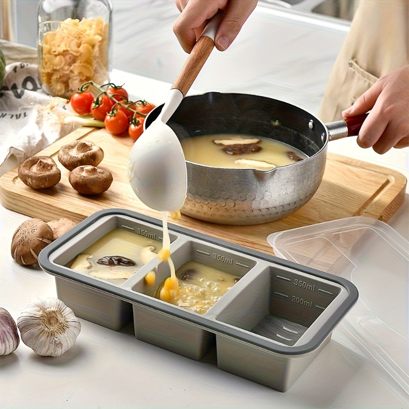Meal Prep Chia Pudding - Bardzo Duży Kwadratowy Pojemnik na Żywność,