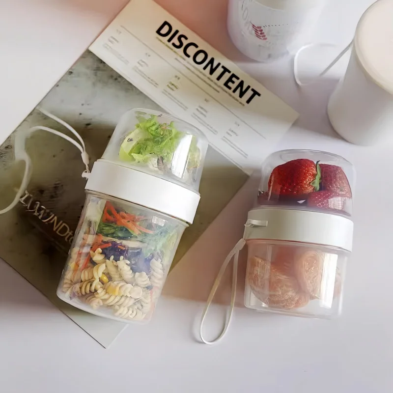 Meal Prep Yogurt Containers - Śniadaniowe płatki owsiane Zestaw pojemników na