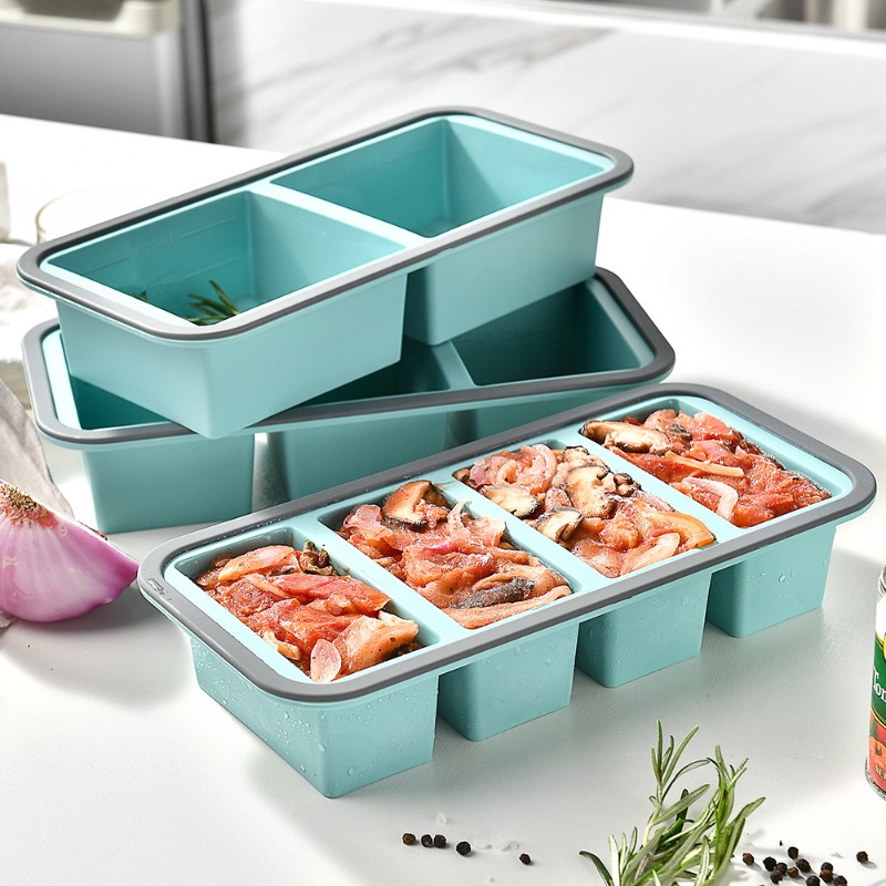 Meal Prep Chia Pudding - Duże foremki do zamrażania kostek lodu