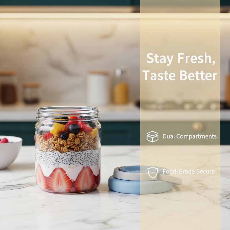 Kubek Śniadaniowy Przenośny na – Meal Prep Yogurt Containers recenzja i cena