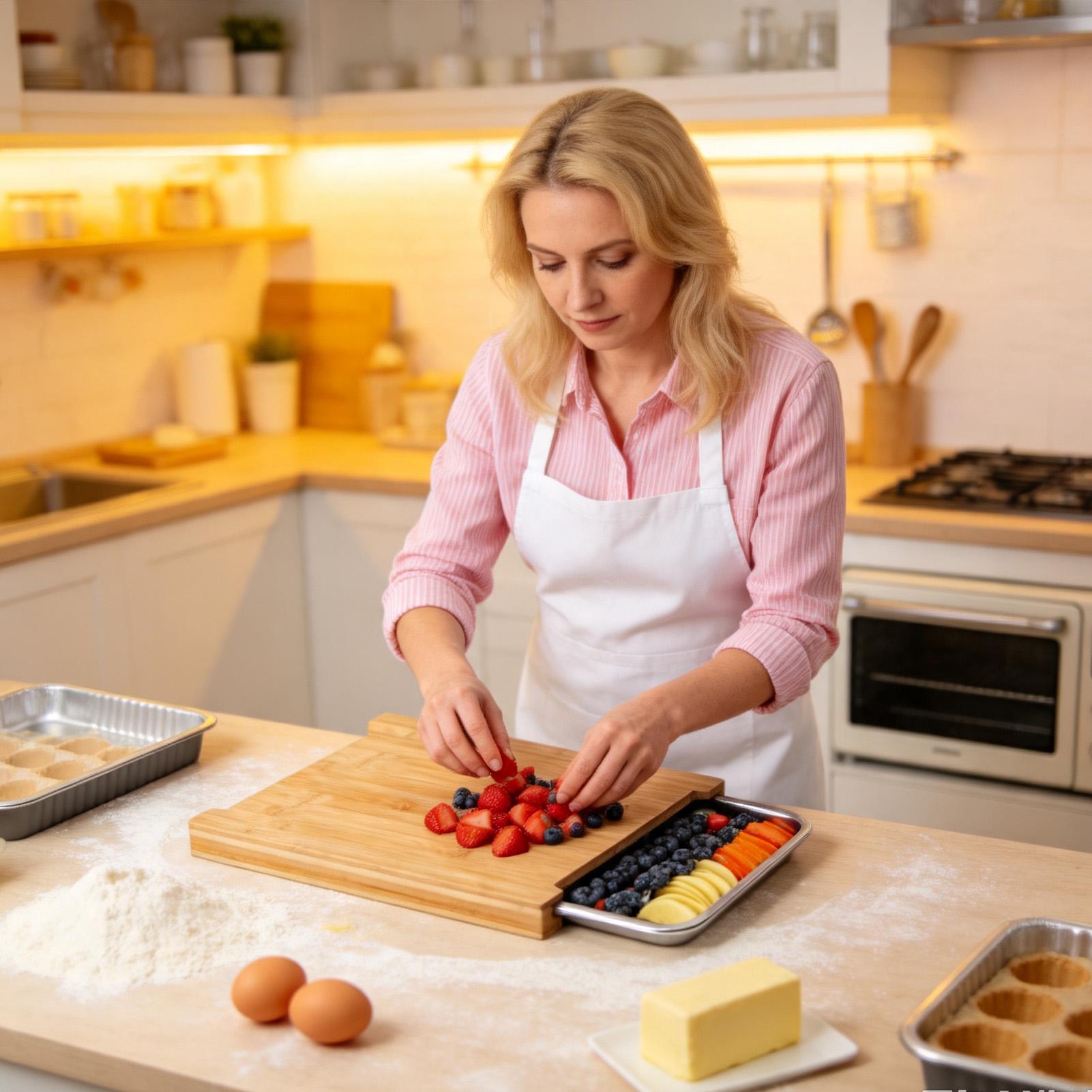 Deska do krojenia antypoślizgo – Meal Prep Veggie recenzja i cena