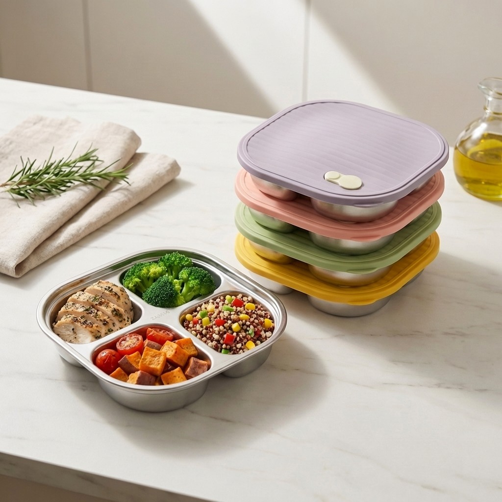 Pojemnik na lunch z nierdzewne – Meal Prep Diet recenzja i cena