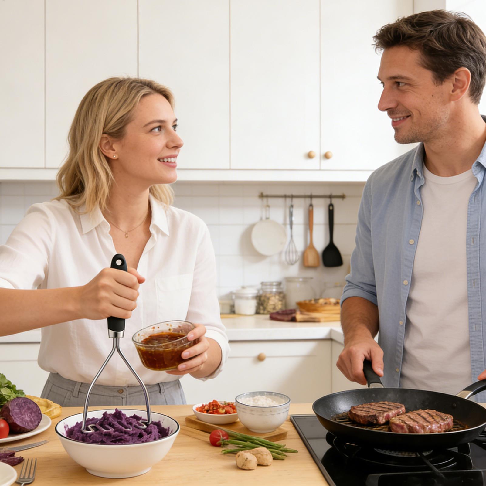 Tłuczek do ziemniaków, praska  – Meal Prep With Potatoes recenzja i cena