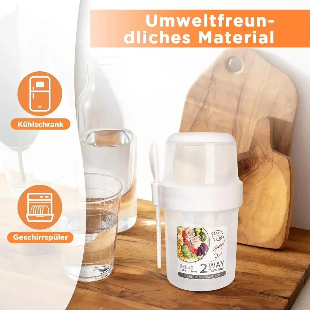 Zestaw pojemników na śniadanie – Meal Prep Yogurt Containers recenzja i cena