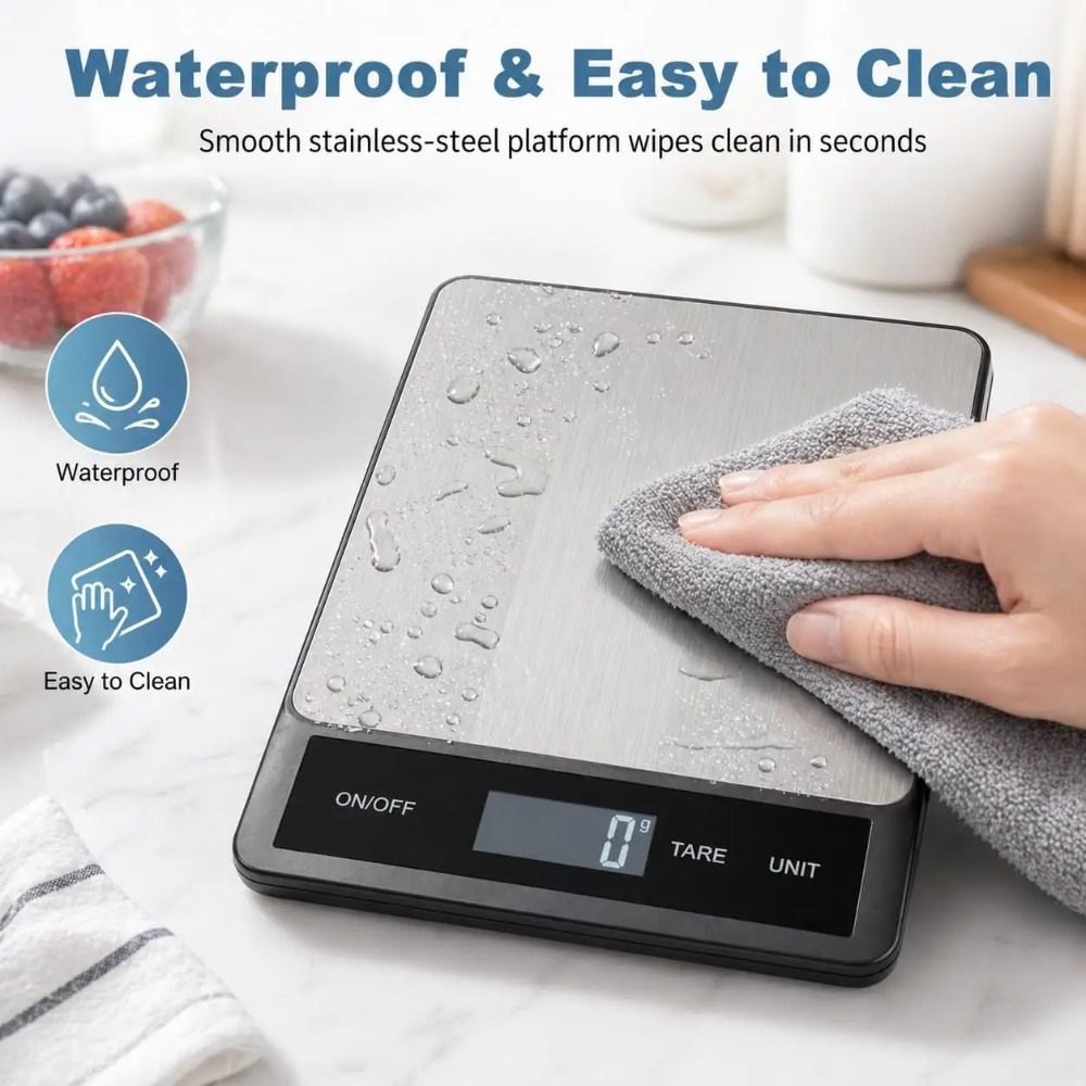 Wodoodporna cyfrowa waga kuche – Meal Prep Diet recenzja i cena