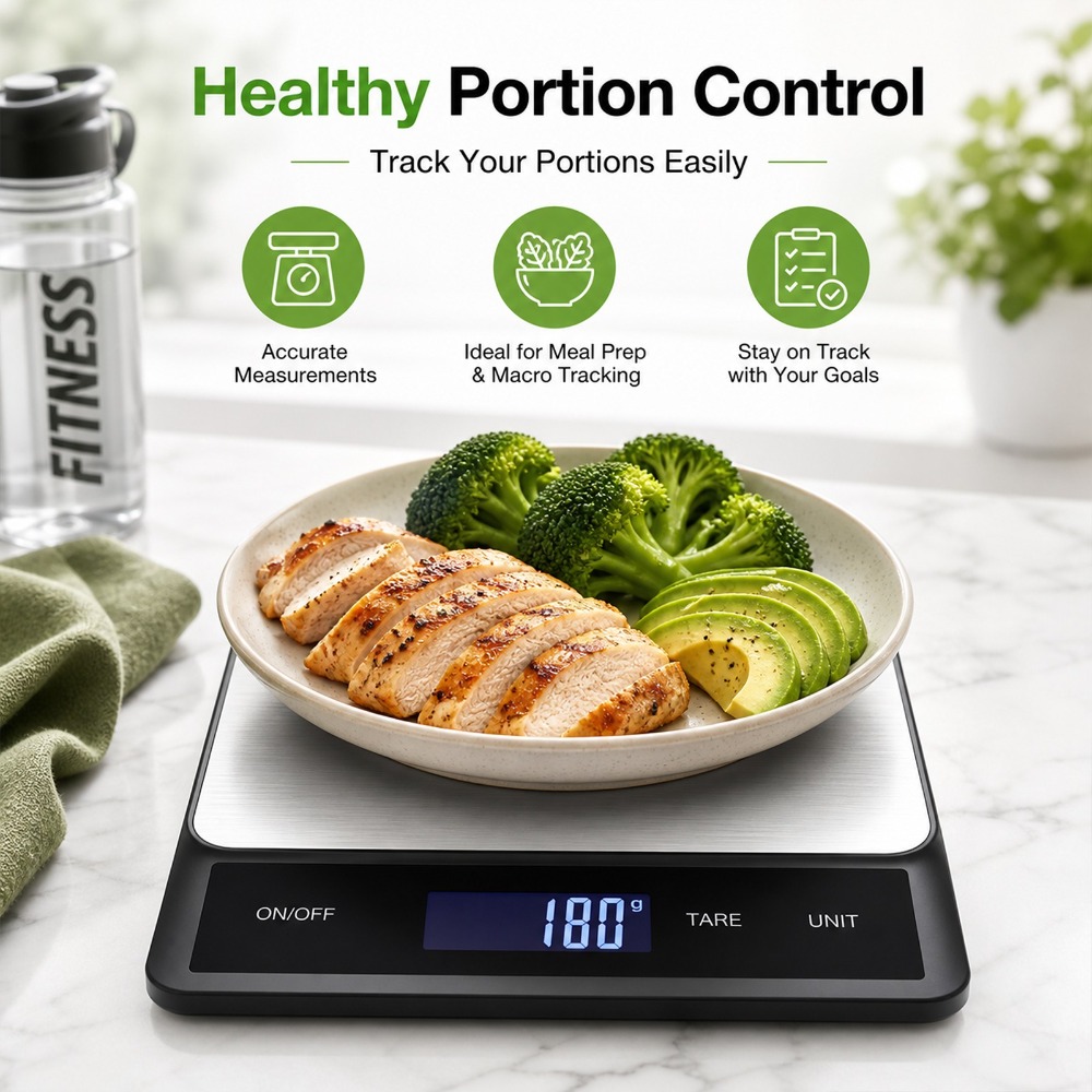 Wodoodporna cyfrowa waga kuche – Meal Prep Diet recenzja i cena