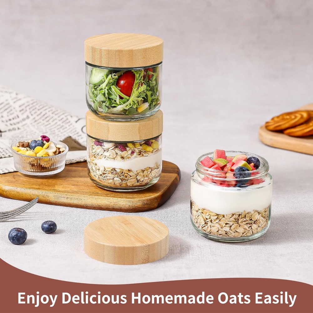 Pojemniki na Overnight Oats 10 – Meal Prep Chia Pudding recenzja i cena